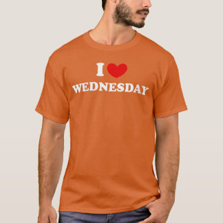 Frauen Ich liebe Mittwoch Ich liebe Mittwoch VNeck T-Shirt
