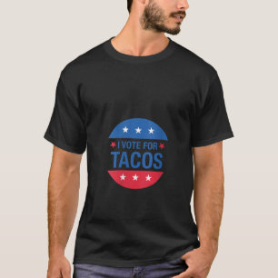 Frauen Ich stimme für Tacos Funny America Wahl USA T-Shirt