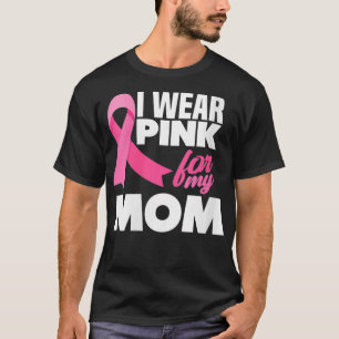 Frauen Ich trage Rosa für meine Mutter Brustkrebs T-Shirt