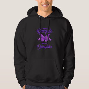 Frauen Ich Trage Violett Für Die Epilepsie Meiner Hoodie