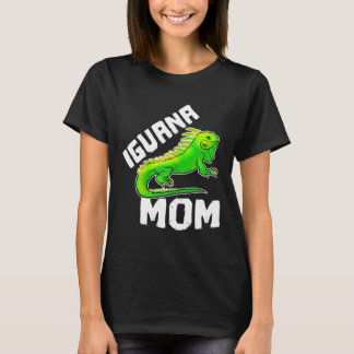 Frauen Iguana Mama Graphic Mother Pet Lizard Repti T-Shirt