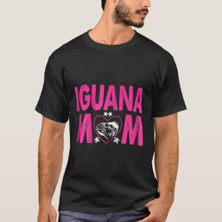 Frauen Iguana Mama Tiere Haustiere T T-Shirt