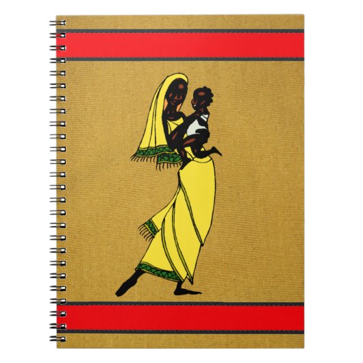 Frauen im Afrika-Notebook Notizblock (Vorderseite)