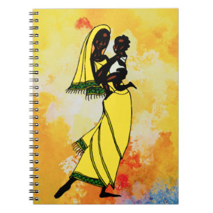 Frauen im Afrika-Notebook Notizblock