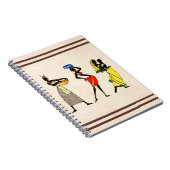 Frauen im Afrika-Notebook Notizblock (Rechte Seite)