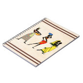 Frauen im Afrika-Notebook Notizblock (Linke Seite)