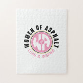 Frauen im Asphalt-Puzzle Puzzle (Vertikal)