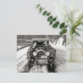 Frauen im Automobilsektor, 1920 Postkarte (Stehend Vorderseite)