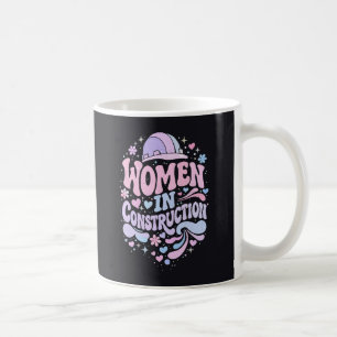 Frauen im Baugewerbe Retro-Empowerment Kaffeetasse