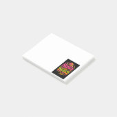 Frauen im Baugewerbe Retro-Empowerment Post-it Klebezettel (angewinkelt)
