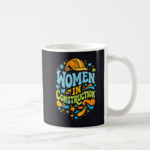 Frauen im Bauwesen Retro-Empowerment Kaffeetasse
