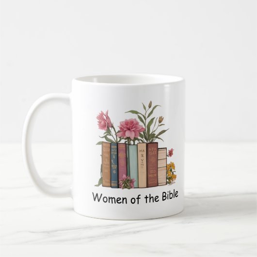 Frauen im Bibelbuch Kaffeetasse (Links)