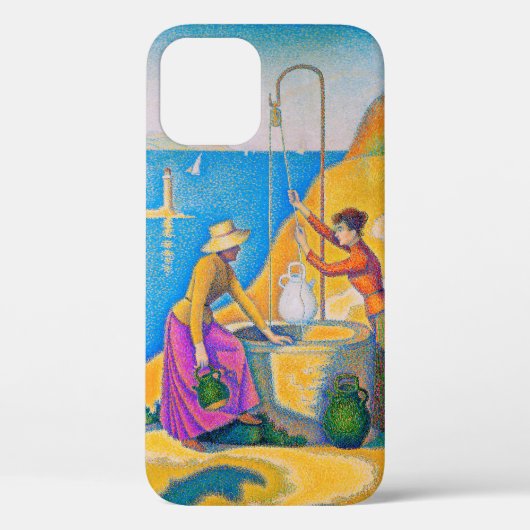 Frauen im Brunnen, Signac Case-Mate iPhone Hülle (Rückseite)