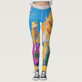 Frauen im Brunnen, Signac Leggings (Vorderseite)