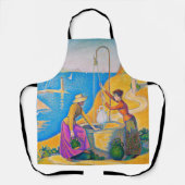 Frauen im Brunnen, Signac Schürze (Vorderseite)