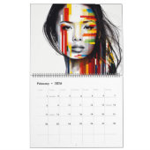 Frauen im Detail 12 Monatskalender (Teilseiten) Kalender (Feb 2026)