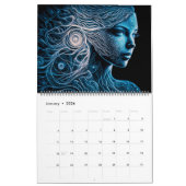 Frauen im Detail 12 Monatskalender (Teilseiten) Kalender (Jan 2026)