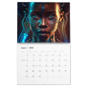 Frauen im Detail 12 Monatskalender (Teilseiten) Kalender (Mär 2026)