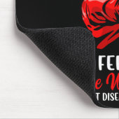 Frauen im Februar tragen wir Rot - Herzerkrankung  Mousepad (Ecke)