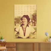 Frauen im Freien Leinwanddruck (Insitu (Wohnzimmer))