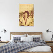 Frauen im Freien Leinwanddruck (Insitu (Schlafzimmer))