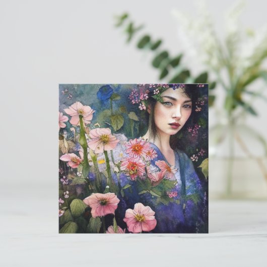 Frauen im Garten 5 (Stehend Vorderseite)