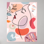 Frauen im Gesicht Poster (Vorne)