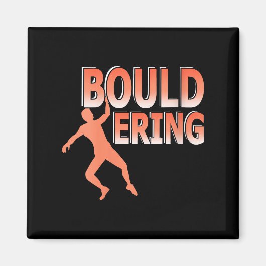 Frauen im Inneren Bouldering Rock Climbing Athleti Magnet (Vorne)