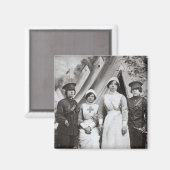 Frauen im Krieg, 1914-18 Magnet (Vorderseite/Rückseite)