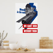 Frauen im Krieg Poster (Küche)