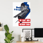 Frauen im Krieg Poster (Heimbüro)