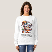 Frauen im neuen Jahr - ehrliche Entschließung Sweatshirt (Vorne ganz)