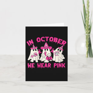 Frauen im Oktober tragen wir rosa Mammo Tech Life Karte