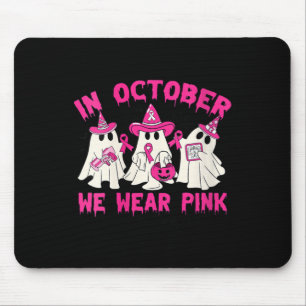 Frauen im Oktober tragen wir rosa Mammo Tech Life  Mousepad