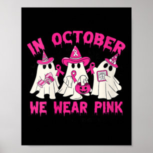 Frauen im Oktober tragen wir rosa Mammo Tech Life Poster