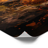 Frauen im Rajas Sommer-Anwesen - Ultra-wide Poster (Ecke)