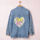 Frauen im Retro-Herzen Jeansjacke (Hangar)