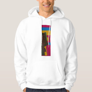 Frauen im Rosa Hoodie