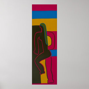Frauen im Rosa Poster