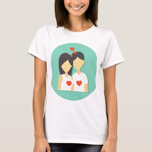 Frauen im Shirt (Vorderseite)