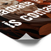 Frauen im Wald: Energie verbessern Poster (Ecke)