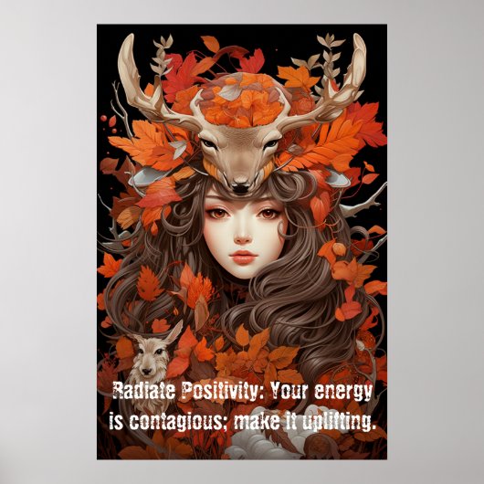 Frauen im Wald: Energie verbessern Poster (Vorne)