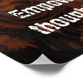 Frauen im Wald: Ermächtigen Sie Ihren Geist Poster (Ecke)