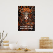 Frauen im Wald: Ermächtigen Sie Ihren Geist Poster (Küche)