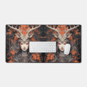 Frauen im Wald Schreibtischunterlage (Tastatur & Maus)