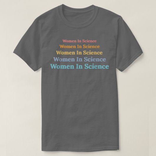 Frauen im Wissenschaftslehrer T-Shirt (Design vorne)
