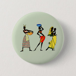 Frauen in Afrika Button