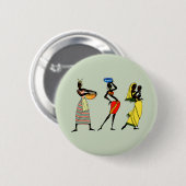 Frauen in Afrika Button (Vorne & Hinten)