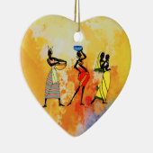 Frauen in Afrika Keramik Ornament (Rechts)