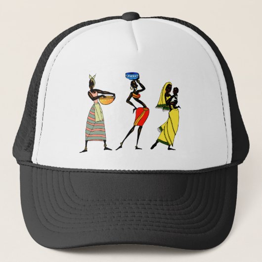 Frauen in Afrika Truckerkappe (Vorderseite)